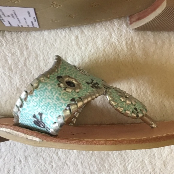 Jacks skull & crossbones Pirate sandals blue 6 - Picture 5 of 7